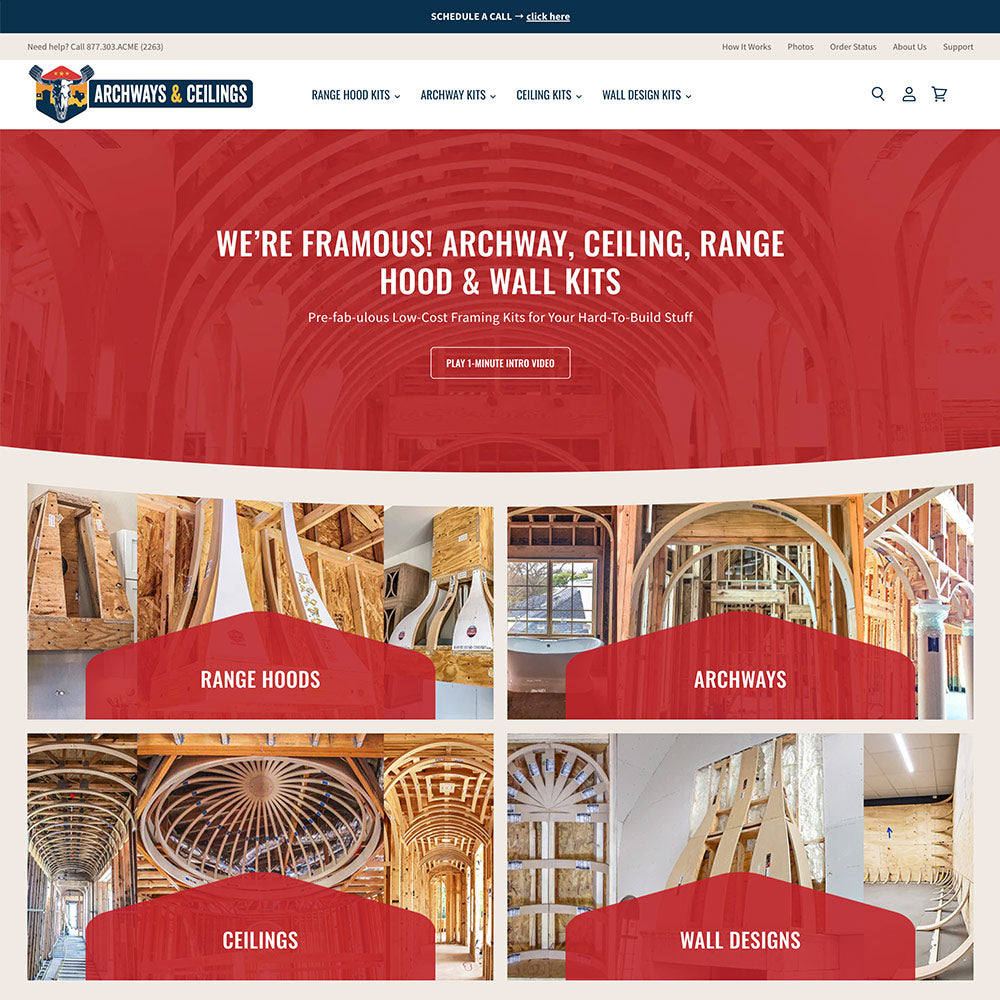 Archways and Ceilings home page